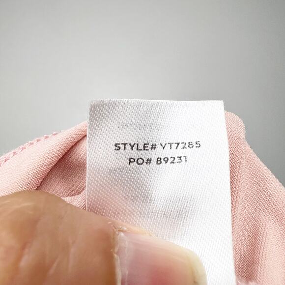 LULU'S Do a Double Take Ruched One-Shoulder Top Dusty Pink 90s Y2K Size XS - Picture 6 of 7